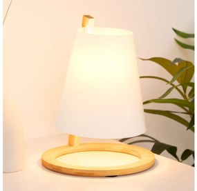 Atmosphera - Lampada da tavolo PITA 1xE14/40W/230V bambù