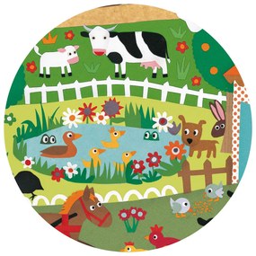 Un puzzle di osservazione - fattoria - 35 pezzi