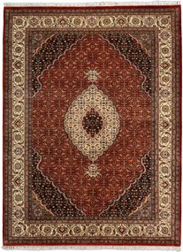Tabriz Tappeto 240x180 Rosso (Indian) Annodato A Mano