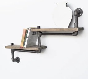 Mensola da parete BORURAF 35x75 cm abete