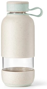 Bottiglia bottiglia da viaggio color crema in vetro 500 ml To Go Organic – Lékué