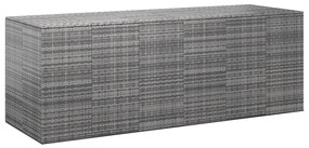 Contenitore Da Giardino İn Rattan Pe 291x100,5x104 Cm Grigio /