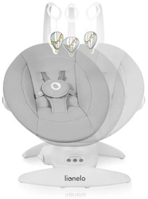Lionelo - Dondolo per bambini con melodia IRIS Grey Concrete
