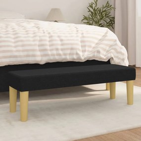 Panca Nera 100x30x30 Cm İn Tessuto /