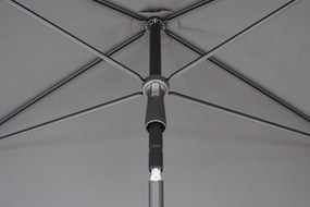 Ombrellone da Giardino 2,4x1,5 m Palo Ø27 mm in Acciaio Maffei Kronos Antracite...