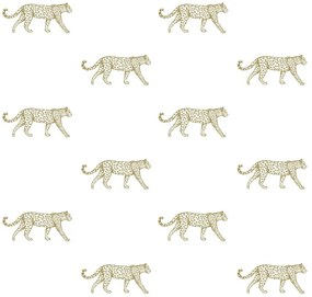 Carta da parati Ghepardo oro, 53 cm x 10.05 m