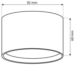 Brilagi - Faretto da esterno SMOOTH 1xGX53/15W/230V antracite IP65