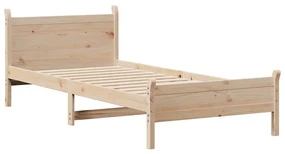 Letto senza materasso 90x190 cm in legno massello di pino