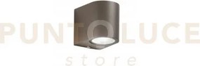 Applique one corten 1 luce attacco gu10 ip54 6,7x9,3x8cm