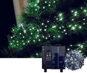 Luci di Natale ad Energia Solare 500 led Bianco Freddo