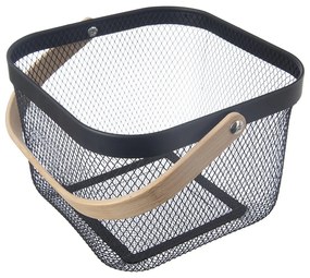 Cesto con filo metallico in metallo 24,5x24,5x30 cm Radka – Orion