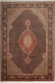 Tabriz Tappeto 200 x 300 Blu (Iran) Annodato A Mano