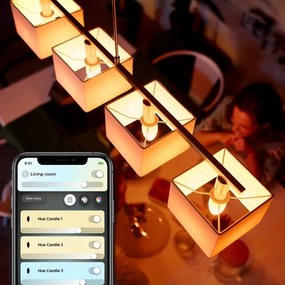 SET 2x Lampadine LED dimmerabile Philips Hue WHITE B39 E14/4W/230V 2200K-6500K