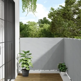 Paravento Da Balcone Grigio 300x120 Cm İn Pvc /