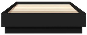Giroletto nero 90x200 cm in legno multistrato