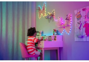 Twinkly TWKH200RGB-G - LED RGB Dimmerabile Catena natalizia 200xLED 14 m USB Wi-Fi