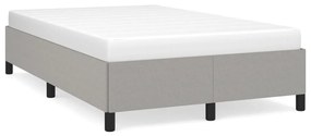 Giroletto Senza Materasso Grigio Chiaro 120x190 Cm İn Tessuto /