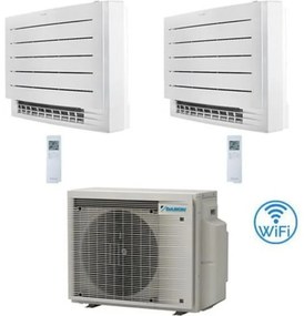 Daikin - Climatizzatore garanzia italia Serie fvxm-a Console Pavimento Perfera R32 Dual Split Inverter 9000 + 18000 btu con u.e. 2MXM68A9 Classe