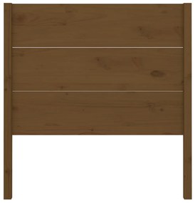 Testiera per letto miele 106x4x100 cm in legno massello di pino