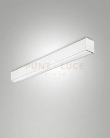 Turner plafoniera bianco a led 29w 3000k 3470lm prismatic ip40 100cm