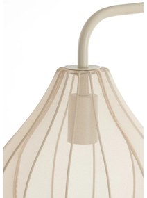 Lampada da terra beige con paralume in tessuto (altezza 156,5 cm) Elati - Light &amp; Living