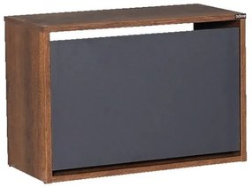 Mobile per scarpe 42x60 cm marrone/antracite