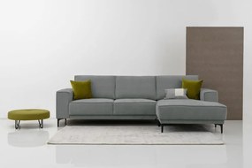 Divano angolare in grigio scuro (con penisola a destra) Copenhagen – Scandic