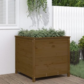 Fioriera Da Giardino Ambra 82,5x82,5x78 Cm Legno Massello Pino /