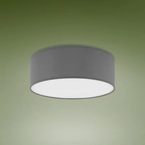 Plafoniera RONDO 4xE27/15W/230V d. 45 cm grigia