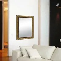 Specchio Matteo rettangolare oro 68 x 88 cm
