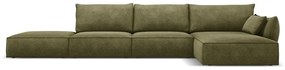 Divano angolare verde (angolo destro) Vanda - Mazzini Sofas