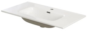 Lavabo Da Incasso 80x47 Cm "Cherry" Bianco Lucido