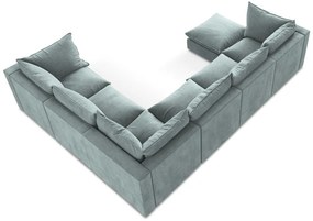 Divano angolare blu (con penisola a destra/a U) Manao – Makamii