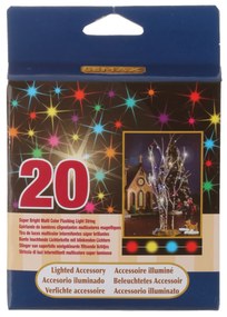 20 luci natalizie Bright Multicolor 149 cm Lemax Decorazione Natale