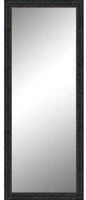 Specchio rettangolare in legno nero 60 x 170 cm