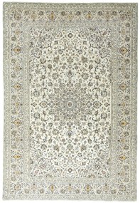Kashan Tappeto persiano 360 x 240 Beige (Iran) Annodato A Mano