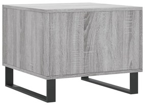 Tavolino da Salotto Grigio Sonoma 50x50x40 cm Legno Multistrato