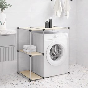 Rastrelliera Per Lavatrice Crema 87x55x90,5 Cm Ferro /