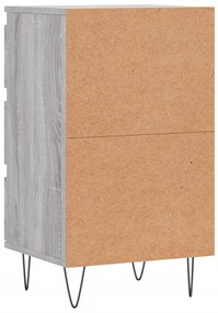 Credenza Grigio Sonoma 40x35x70 cm in Legno Multistrato