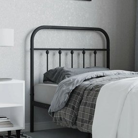 Testiera İn Metallo Nero 80 Cm /