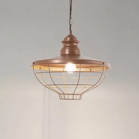 Lampada a sospensione Sivani Tel MR-635 Opviq, dimmerabile, Marrone / Ruggine, Soggiorno / Sala da pranzo, Metallo, Vintage, Lampada a sospensione