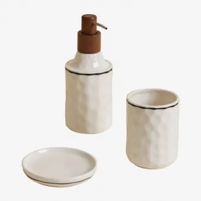 Set Da Bagno In Gres Arauzo Bianco Antico - Sklum