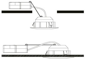 Eglo 95851 - SET 3x Lampada LED da incasso PINEDA 1xLED/4,9W/230V