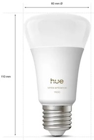 Set da 2 lampadine LED dimmerabili Philips Hue WHITE AMBIANCE E27/8,1W/230V 1000-20000K