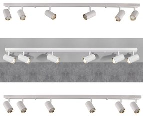 Faretto NICEA 6xGU10/10W/230V bianco