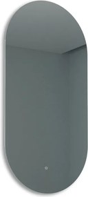 Specchio con illuminazione integrata bagno ovale OXA L 50 x H 100 x P 2.8 cm