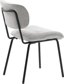 Sedia da pranzo grigio chiaro Buffalo - Unique Furniture