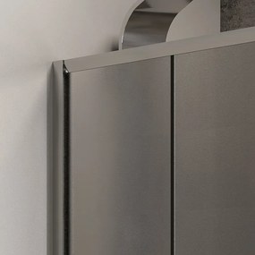 Box doccia angolo 110x80 vetro opaco altezza 180cm  K410NS - KAMALU