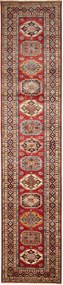 Kazak Tappeto orientale 400 x 80 Rosso (Pakistan) Annodato A Mano