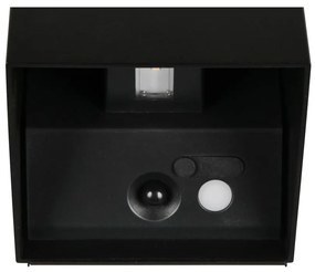 Illuminazione esterna LED con ricarica USB con sensore di movimento da parete (altezza totale 10 cm) Genie – Trio